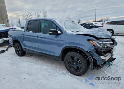 2025 Honda Ridgeline Black Edition z USA, uszkodzony, nr VIN 5FPYK3F81SB006302